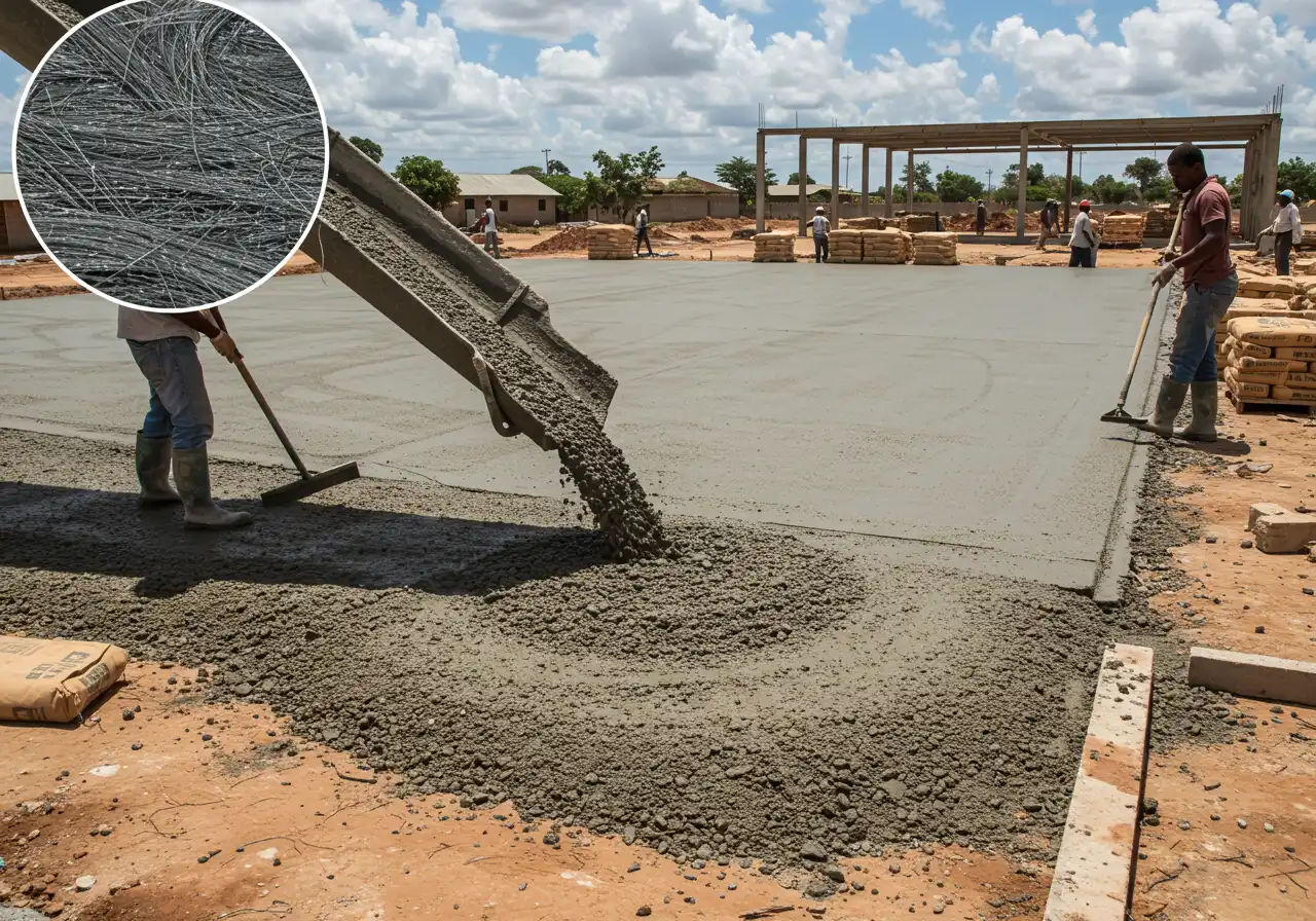 bamburi cement micro-fibre reinforced concrete