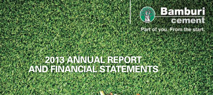 Bamburi Cement annual and financial report 2013
