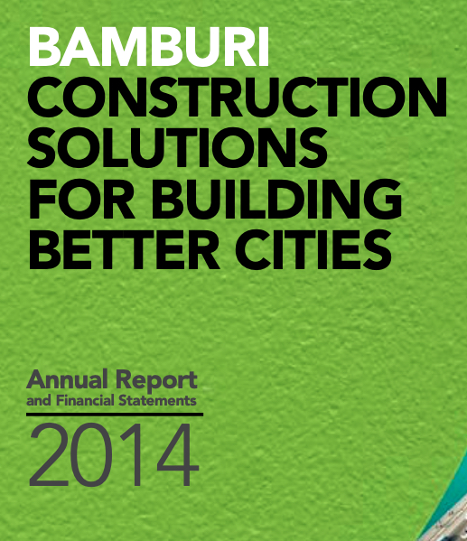 Bamburi cement annual and financial report 2014