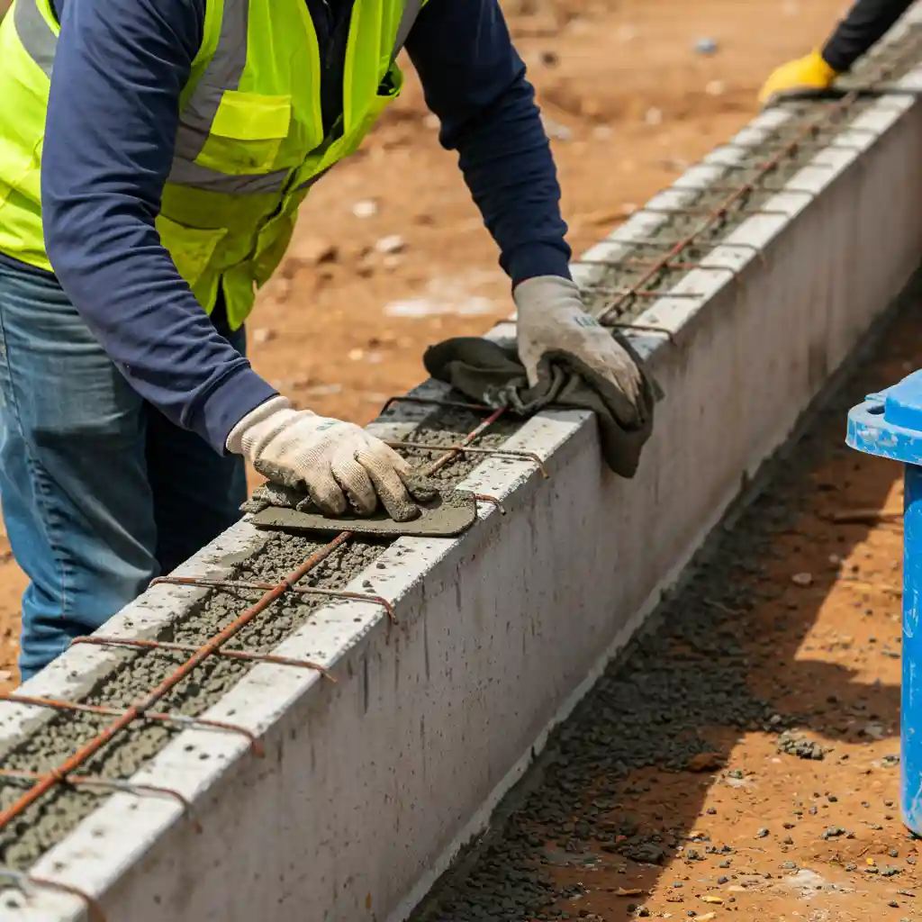 Ensure safety with Bamburi Nguvu Cement—wear protective gear, store dry on pallets, use first-in, first-out, and cure for 7 days for durable construction.