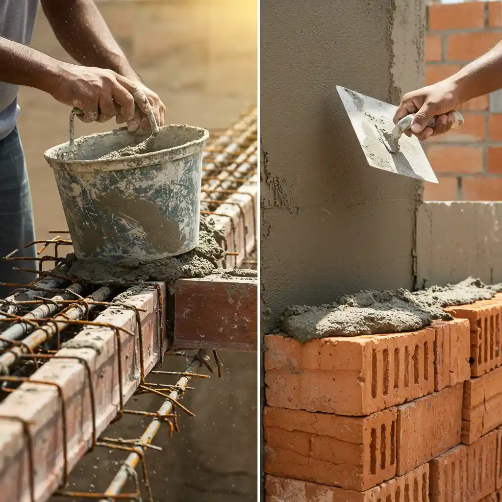 Versatile and strong—Bamburi Nguvu Cement for foundations, columns, beams, staircases, suspended slabs, and water-retaining structures.